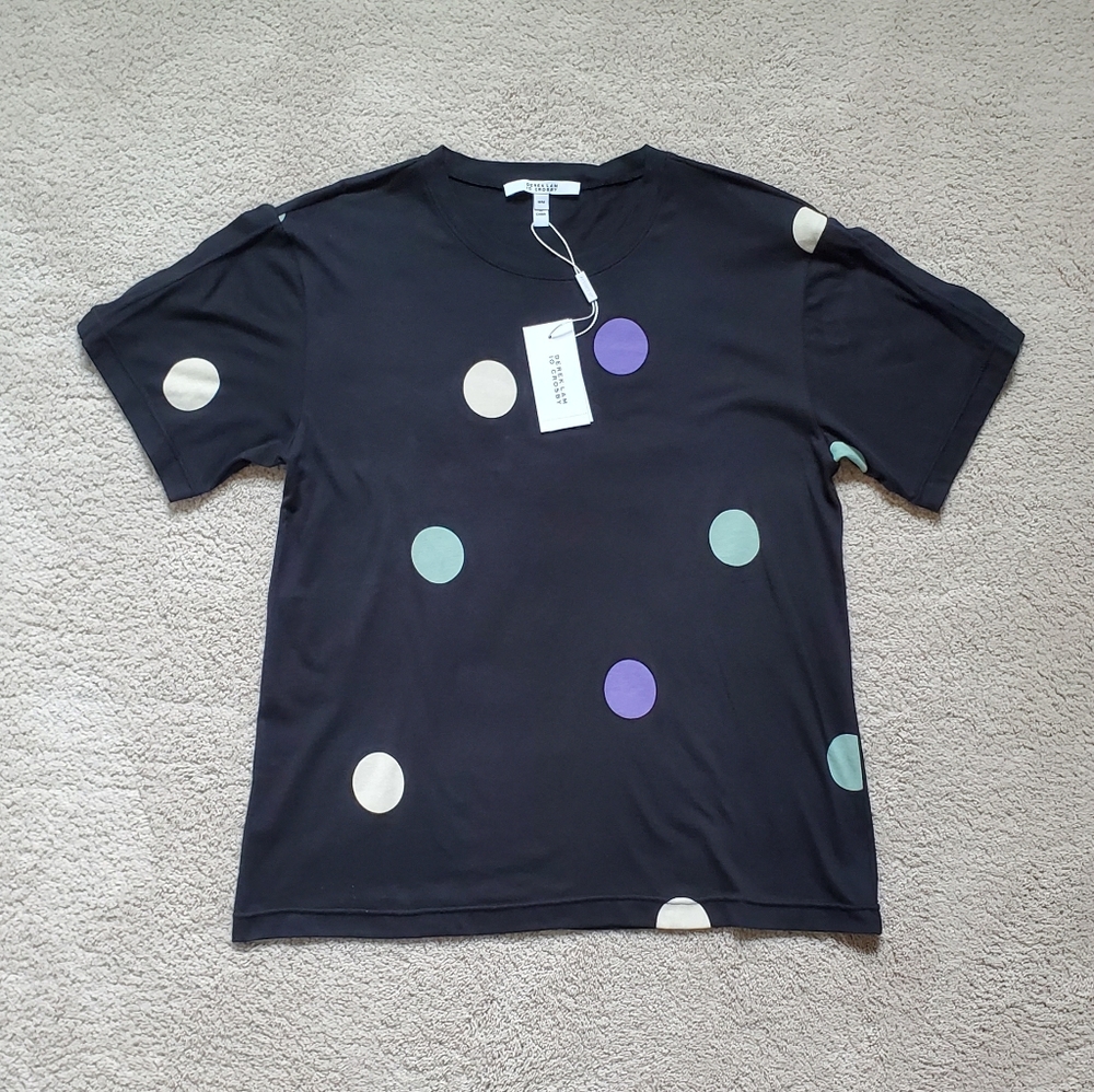 Derek Lam 10 Crosby Polka Dot T-Shirt - Picture 2 of 11